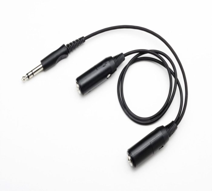 Aviation Dual Microphone Adapter
