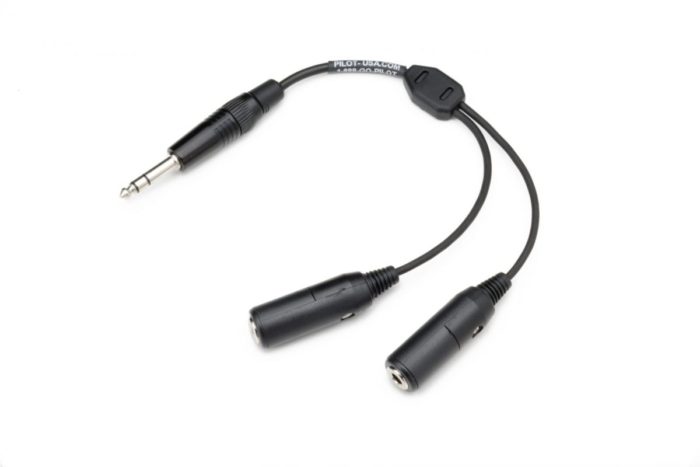 GA Headset to .25” Single Plug Adapter